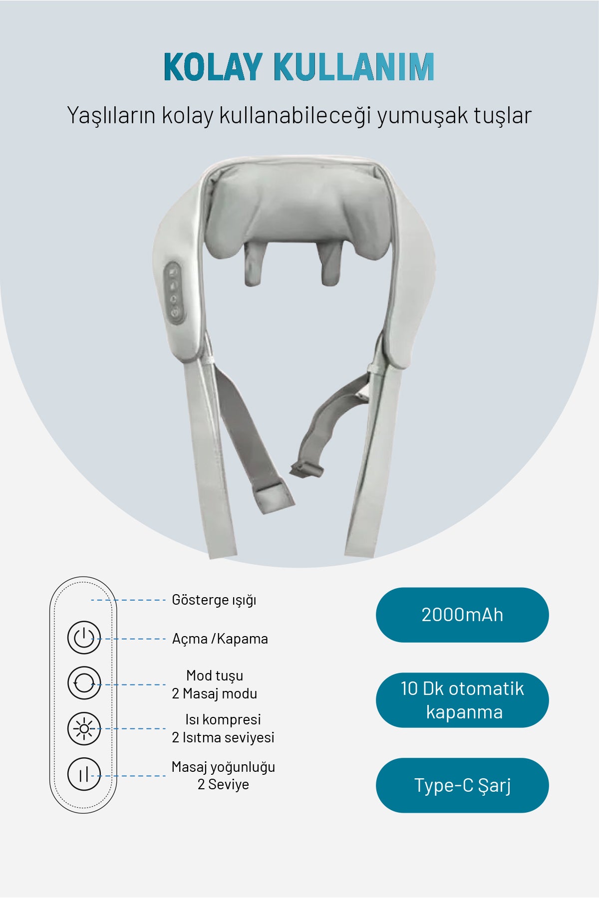 BelMaster™ - Isıtmalı Ovmalı Masaj Aleti