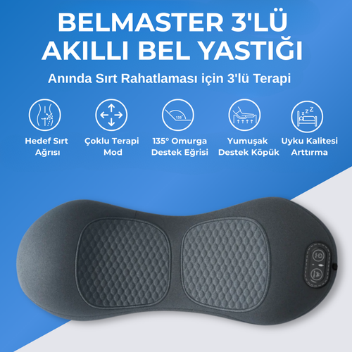 BelMaster™ 3'lü Akıllı Bel Yastığı
