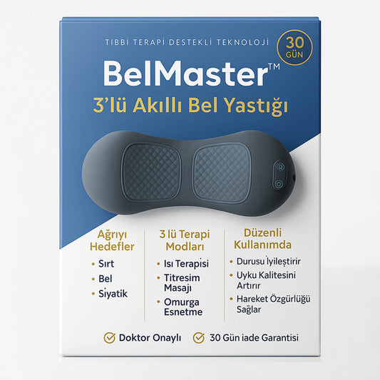 BelMaster™ 3'lü Akıllı Bel Yastığı